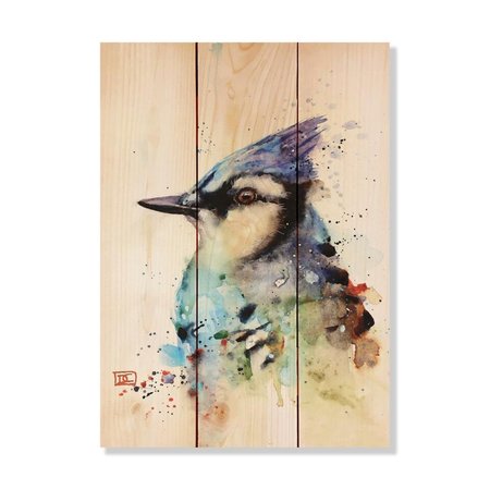 WILE E. WOOD 11 x 15 in. Crousers Big Blue Jay Wood Art DCBBJ-1115